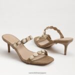 jp Sam Edelman 女性 パルマ キトゥン ヒール ミュール チャイクリーム 4NFV0P492 履物 - Image 7