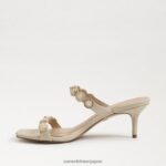 jp Sam Edelman 女性 パルマ キトゥン ヒール ミュール バナナクリーム 4NFV0P493 履物 - Image 4