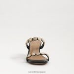 jp Sam Edelman 女性 パルマ キトゥン ヒール ミュール 黒トカゲ 4NFV0P494 履物 - Image 3