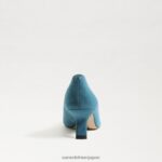 jp Sam Edelman 女性 ビアンカ キトゥン ヒール ポンプ 野生のインディゴ 4NFV0P721 履物 - Image 5