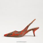 jp Sam Edelman 女性 ビアンカ スリングバック ポンプ オレンジ色のポピー 4NFV0P92 履物 - Image 4