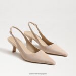 jp Sam Edelman 女性 ビアンカ スリングバック ポンプ カプチーノ スエード 4NFV0P98 履物