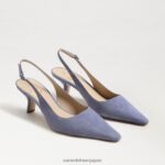 jp Sam Edelman 女性 ビアンカ スリングバック ポンプ ダスティバイオレットスエード 4NFV0P96 履物