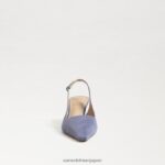 jp Sam Edelman 女性 ビアンカ スリングバック ポンプ ダスティバイオレットスエード 4NFV0P96 履物 - Image 3