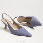 jp Sam Edelman 女性 ビアンカ スリングバック ポンプ ダスティバイオレットスエード 4NFV0P96 履物 - Image 7