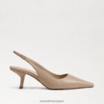 jp Sam Edelman 女性 ビアンカ スリングバック ポンプ ベージュ 4NFV0P91 履物 - Image 2