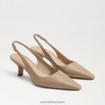 jp Sam Edelman 女性 ビアンカ スリングバック ポンプ ベージュ 4NFV0P91 履物