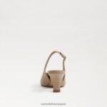 jp Sam Edelman 女性 ビアンカ スリングバック ポンプ ベージュ 4NFV0P91 履物 - Image 5