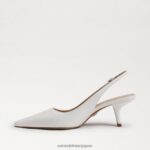 jp Sam Edelman 女性 ビアンカ スリングバック ポンプ 明るい白色 4NFV0P90 履物 - Image 4