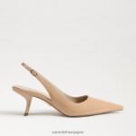 jp Sam Edelman 女性 ビアンカ スリングバック ポンプ 黄金の砂の特許 4NFV0P95 履物 - Image 2