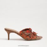 jp Sam Edelman 女性 ピア ストラップヒール オレンジ色のポピー 4NFV0P599 履物 - Image 2