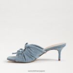 jp Sam Edelman 女性 ピア ストラップヒール 青 4NFV0P596 履物 - Image 4