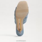 jp Sam Edelman 女性 ピア ストラップヒール 青 4NFV0P596 履物 - Image 6