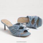 jp Sam Edelman 女性 ピア ストラップヒール 青 4NFV0P596 履物 - Image 7