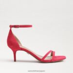 jp Sam Edelman 女性 ピオニー キトゥン ヒール サンダル ウルトラフューシャスエード 4NFV0P507 履物 - Image 2