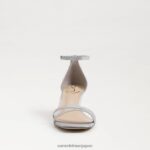 jp Sam Edelman 女性 ピオニー キトゥン ヒール サンダル ソフトシルバー 4NFV0P501 履物 - Image 3