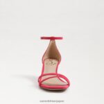 jp Sam Edelman 女性 ピオニー キトゥン ヒール サンダル ウルトラフューシャスエード 4NFV0P507 履物 - Image 3
