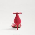 jp Sam Edelman 女性 ピオニー キトゥン ヒール サンダル ウルトラフューシャスエード 4NFV0P507 履物 - Image 5