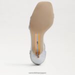 jp Sam Edelman 女性 ピオニー キトゥン ヒール サンダル ソフトシルバー 4NFV0P501 履物 - Image 6