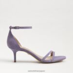 jp Sam Edelman 女性 ピオニー キトゥン ヒール サンダル パープルアイリススエード 4NFV0P505 履物 - Image 2