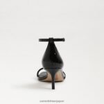 jp Sam Edelman 女性 ピオニー キトゥン ヒール サンダル ブラックパテント 4NFV0P503 履物 - Image 5