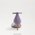 jp Sam Edelman 女性 ピオニー キトゥン ヒール サンダル パープルアイリススエード 4NFV0P505 履物 - Image 5
