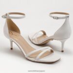 jp Sam Edelman 女性 ピオニー キトゥン ヒール サンダル 明るい白い革 4NFV0P499 履物 - Image 7
