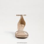 jp Sam Edelman 女性 ピオニー キトゥン ヒール サンダル 金箔革 4NFV0P506 履物 - Image 3