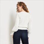 jp Sam Edelman 女性 ファイエットセーター クチナシコート 4NFV0P1297 衣服 - Image 4