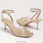 jp Sam Edelman 女性 フィリッパ キトゥン ヒール 金箔 4NFV0P178 履物 - Image 7