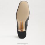 jp Sam Edelman 女性 フェナ アンクルブーティ 黒い革 4NFV0P853 履物 - Image 6