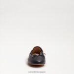 jp Sam Edelman 女性 フェリシア バレエ フラット ネイビーレザー 4NFV0P126 履物 - Image 3