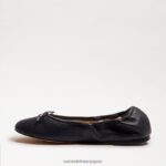 jp Sam Edelman 女性 フェリシア バレエ フラット ネイビーレザー 4NFV0P126 履物 - Image 4