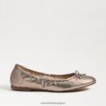 jp Sam Edelman 女性 フェリシア バレエ フラット ピューター 4NFV0P128 履物 - Image 2