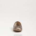 jp Sam Edelman 女性 フェリシア バレエ フラット ピューター 4NFV0P128 履物 - Image 3
