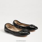 jp Sam Edelman 女性 フェリシア バレエ フラット ブラックパテント 4NFV0P131 履物