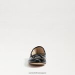 jp Sam Edelman 女性 フェリシア バレエ フラット ブラックパテント 4NFV0P131 履物 - Image 3