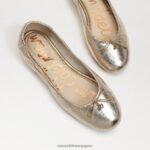 jp Sam Edelman 女性 フェリシア バレエ フラット 金箔革 4NFV0P129 履物 - Image 7