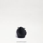 jp Sam Edelman 女性 フェリシア バレエ フラット 黒い革 4NFV0P127 履物 - Image 5
