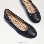 jp Sam Edelman 女性 フェリシア バレエ フラット 黒い革 4NFV0P127 履物 - Image 7