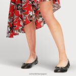 jp Sam Edelman 女性 フェリシア バレエ フラット 黒い革 4NFV0P127 履物 - Image 8