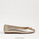 jp Sam Edelman 女性 フェリシア リュクス バレエ フラット 金箔 4NFV0P285 履物 - Image 2