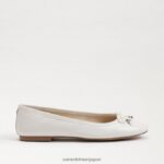 jp Sam Edelman 女性 フェリシア リュクス バレエ フラット 明るい白色 4NFV0P287 履物 - Image 2