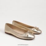 jp Sam Edelman 女性 フェリシア リュクス バレエ フラット 金箔 4NFV0P285 履物