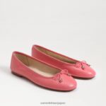 jp Sam Edelman 女性 フェリシア リュクス バレエ フラット カリプソコーラル 4NFV0P291 履物