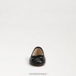 jp Sam Edelman 女性 フェリシア リュクス バレエ フラット 黒い革 4NFV0P284 履物 - Image 3