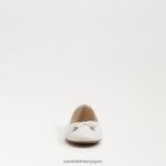 jp Sam Edelman 女性 フェリシア リュクス バレエ フラット 明るい白色 4NFV0P287 履物 - Image 3