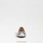 jp Sam Edelman 女性 フェリシア リュクス バレエ フラット ソフトシルバー 4NFV0P290 履物 - Image 3