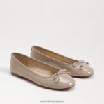 jp Sam Edelman 女性 フェリシア リュクス バレエ フラット チャイラテの特許 4NFV0P295 履物
