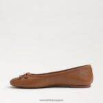 jp Sam Edelman 女性 フェリシア リュクス バレエ フラット サドル 4NFV0P282 履物 - Image 4